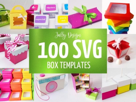 100 SVG Box Templates Vol.1 - Packaging: A Practical Solution for Custom Box Creations