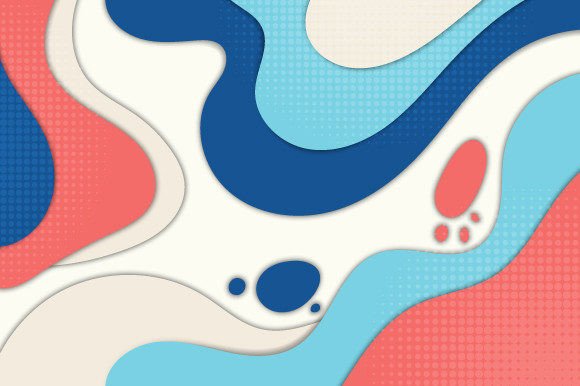 Abstract Colorful Template Doodle: A Versatile Design Tool for Creative and Professional Use