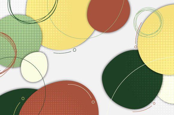 Abstract Colorful Theme of Avocado: A Creative Design Guide