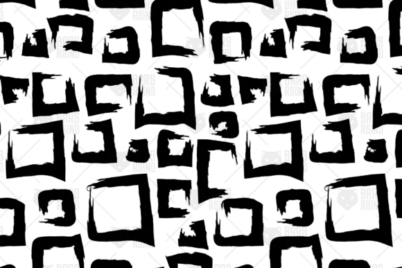 Black Squares Grunge Seamless Pattern: A Modern Design Tool for Creative Workflows