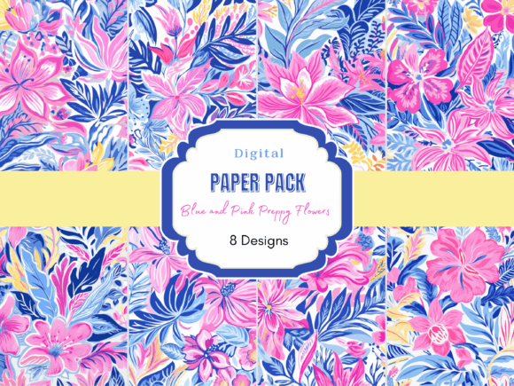 Blue and Pink Tropical Watercolor Floral: A Strategic Design Asset for Modern Creators