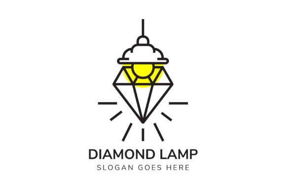 Diamond Lamp Logo: A Versatile Design Template for Modern Businesses
