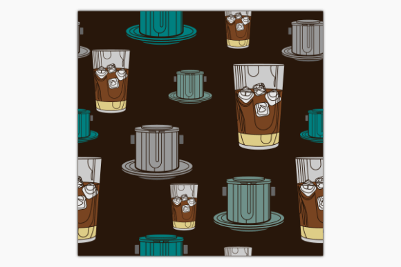 Discover the Vietnam Iced Milky Coffee Dark Pattern