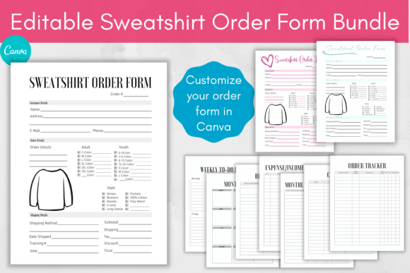 Editable Sweatshirt Order Form Templates: A Creative Business Essential