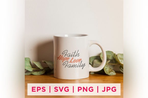 Embracing Faith, Hope, and Love Through Faith Hope Love Family Faith Quote Stickers
