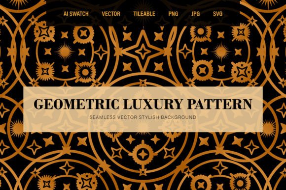 Gold Luxury Seamless Pattern: A Versatile Design Element for Modern Creatives