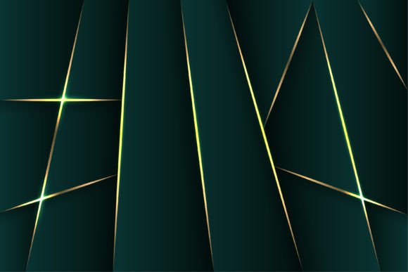 Green Gold Gradient Background – A Touch of Luxury in Modern Design