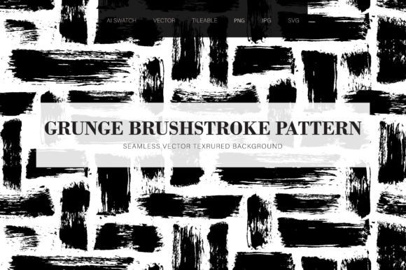 Grunge Brushstroke Seamless Pattern: A Versatile Design Tool for Modern Creators