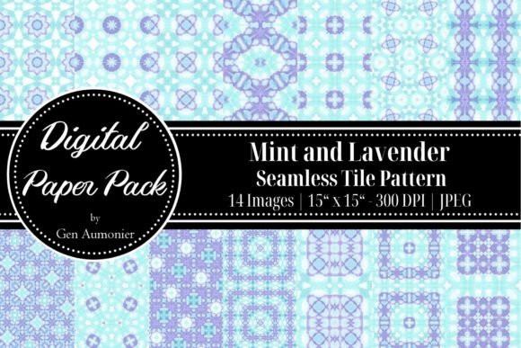 Mint and Lavender Seamless Tile Patterns: A Creative Revolution in Design