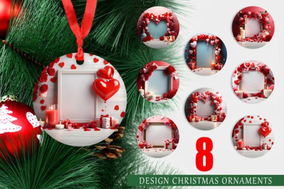 Ornament Frame Valentine and Christmas Ornaments PNG: A Creative Way to Decorate Your Holiday