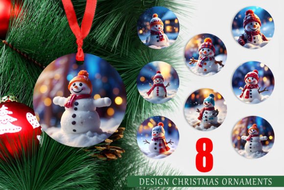 Ornament Snowman: A Festive Design for Creative Expression