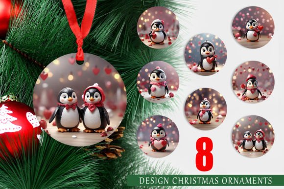 Ornament Valentine Penguin: A Creative and Practical Christmas Design for Modern Businesses and Enthusiasts