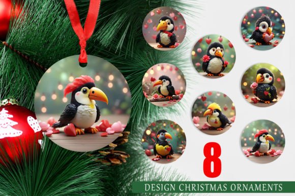 Ornament Valentine Toucan Bird: A Unique Addition to Your Christmas Decor